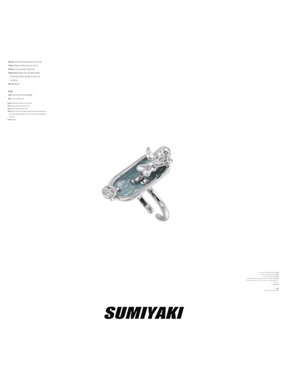SUMIYAKI Little Angel Silver Ring